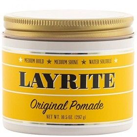 Layrite Originale Pommade 297g | Arrêt Moyen | Soluble Dans Leau | Brillance Moyenne