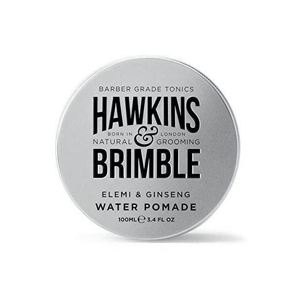 Hawkins & Brimble Pommade à eau pour homme 100 ml – H2O pour coiffure/toilettage | Tenue ferme permettant un ré-coiffage | Fi