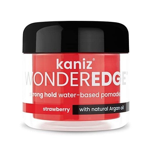 Kaniz Wonder Edge Pomade à base deau Fraise 120 ml