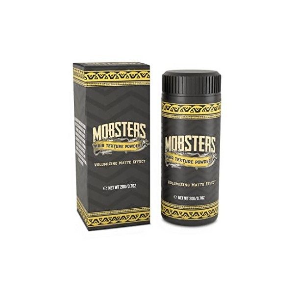 Mobsters Emporium Hair Texture Powder - Convient à tous les types de cheveux - Volume de cheveux instantané - Finition mate -