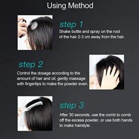 Poudre pour cheveux, Hair Styling Powder poudre de coiffage texturisante matte matifiante moelleuse pour femmes hommes dissim