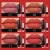 YOUNG VISION Set de Rouge à Lèvres Mat, Maquillage des Lèvres Nude, Tenue 24h, Imperméable，Vegan et Sans Cruauté envers les A