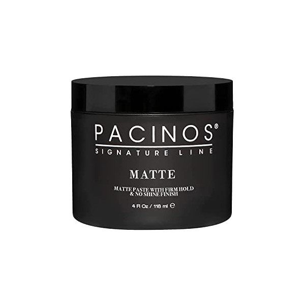 Pacinos Matte Pâte de Coiffage, 118 ml Lemballage peut varier 