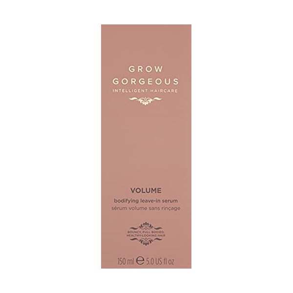 Grow Gorgeous Volume Bodifying Leave in Serum For Unisex 5 oz Serum