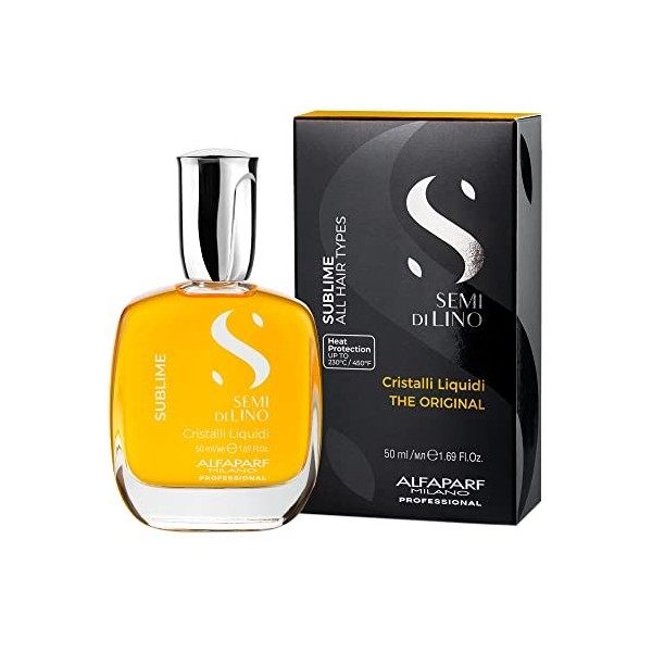 Alfaparf Milano Semi Di Lino Sublime Cristalli Liquidi The Original 50ml - serum illuminateur