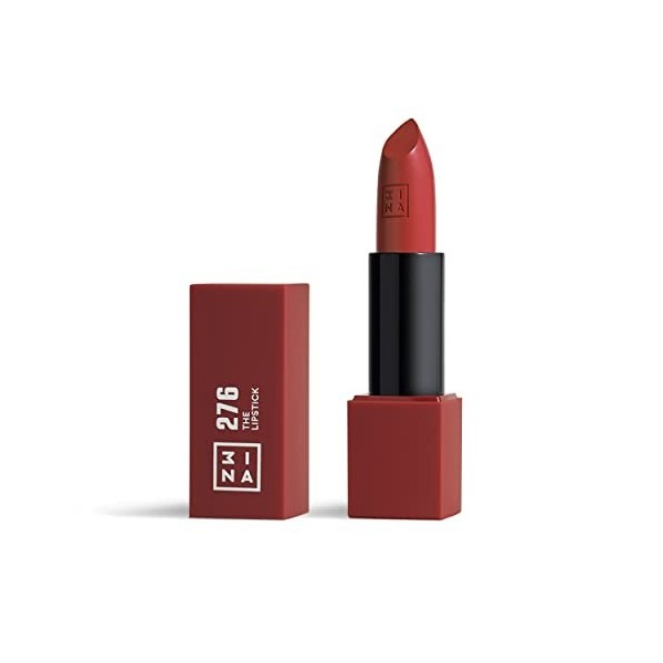 3INA MAKEUP - Vegan - The Lipstick 584 - Nu Léger Brillant - Rouge à Lèvre Texture Crémeuse - Rouge à Lèvres Couleur Ultra-Pi