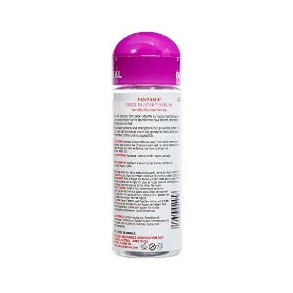 Fantasia Serum Frizz Buster 6oz. Bonus