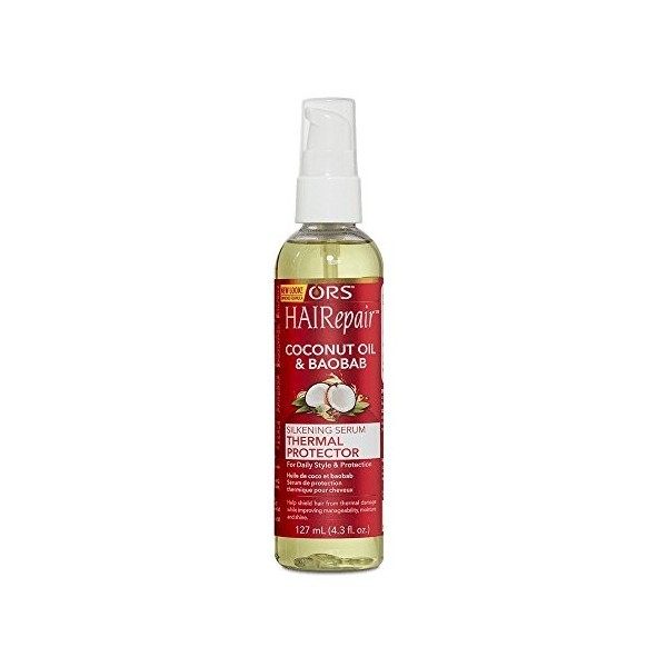 ORS Sérum de protection thermique pour cheveux - Huile de coco & Baobab - 127 ml