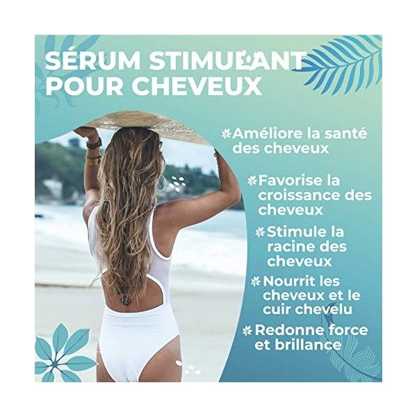 VERA Serum Pousse Cheveux - Fortifiant pour Cheveux à lAloe Vera - Sérum Cheveux pour Repousse de Cheveux et Croissance Chev