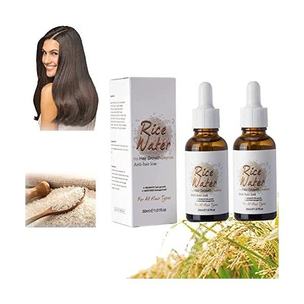 Fermented Rice Water Serum,Puraect Fermented Rice Water Serum,Rice Water for Hair Growth,Biotin Hair Growth Serum,Rice Water 