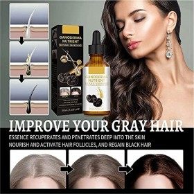 2Pcs DARKA Anti-Greying Hair Serum,DARKA Pro Anti-Greying Hair Serum,Organic Ganoderma Nutrient Hair Grey Reverse Essence,Dar