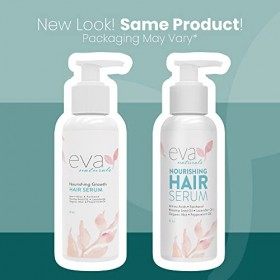 Eva Naturals Sérum Cheveux avec de la Biotine – Sérum Éclat Revitalisant et Nourrissant pour Cheveux Entièrement Naturel – Sé