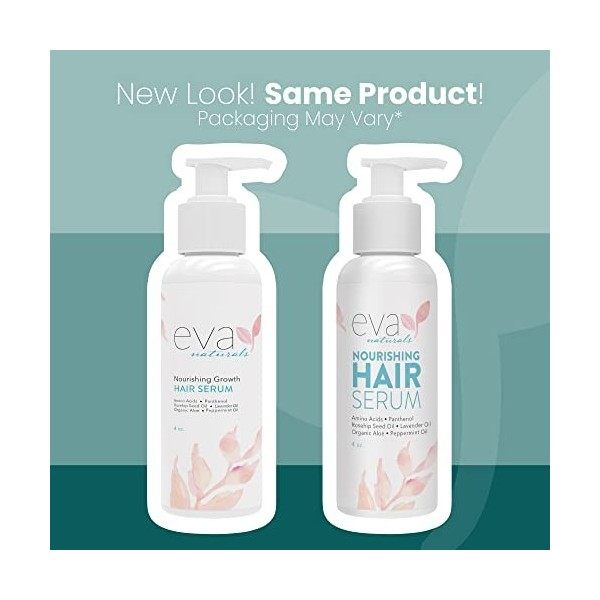 Eva Naturals Sérum Cheveux avec de la Biotine – Sérum Éclat Revitalisant et Nourrissant pour Cheveux Entièrement Naturel – Sé