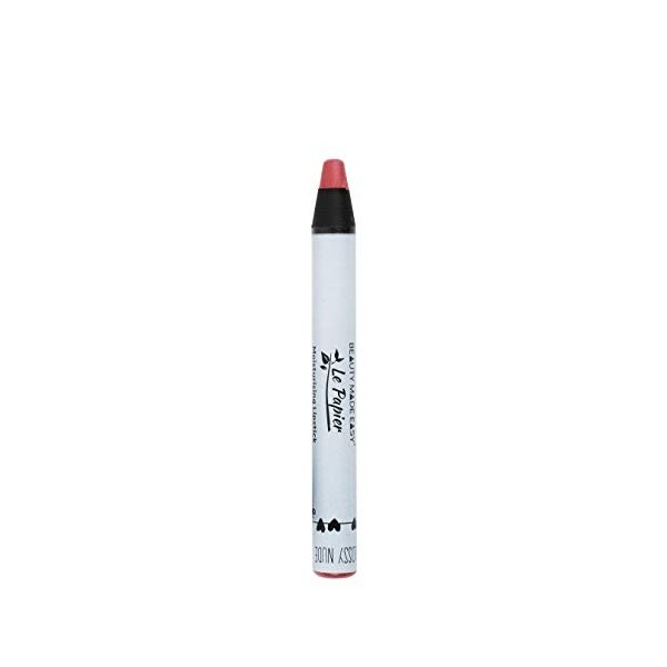 Beauty Made Easy Le Papier Moisturizing lipstick - Glossy Nudes - BLOSSOM. Plastic Free, Vegan, Biodegradable, 6g