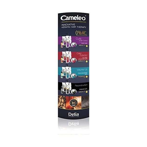 Cameleo Marula Oil Leave-in Repairing Serum for Coloured & Bleached Hair - 55ml by Delia Cosmetics