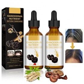 Anti-Greying Hair Serum,Sérum Assombrissant Les Cheveux,Sérum Anti-Grisonnement des Cheveux, Anti Chute De Cheveux,Favorise L