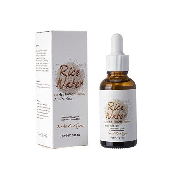 Puraect Fermented Rice Water Serum, 30ml Rice Water Hair Growth Serum, Biotin Hair Growth Serum, Rice Water Hair Growth Serum