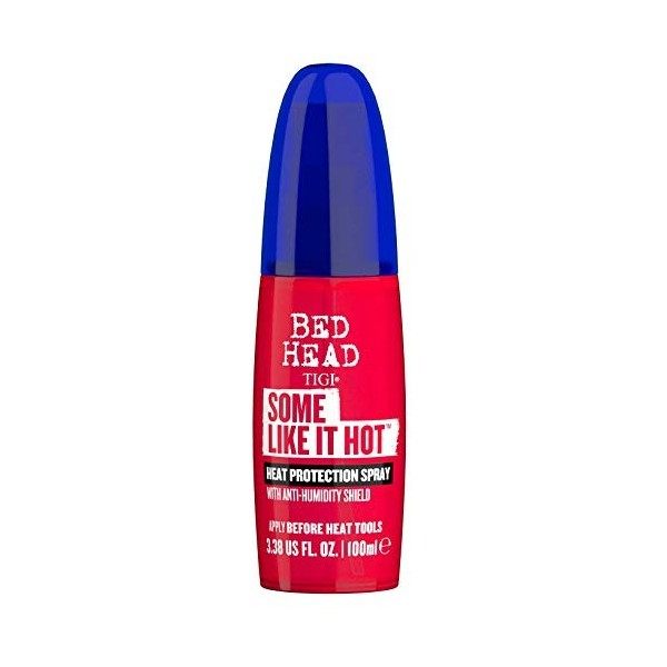 Bed Head by TIGI - Some Like It Hot Spray protecteur de chaleur pour les cheveux - Anti-frisottis, facilite lissage, bouclage