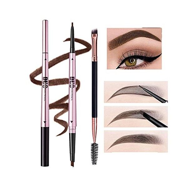 Mihqy Crayon Sourcil, Teinture sourcil, Sourcils Maquillage, Crayon Sourcil Waterproof, Coloration Sourcil, Crayon à Sourcils