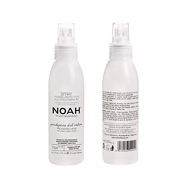 NOAH 5.14 Spray de protection thermique avec provitamine B5 125 ml - Spray pré-lissant
