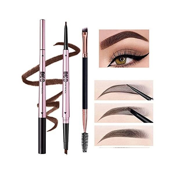 Mihqy Crayon Sourcil, Teinture sourcil, Sourcils Maquillage, Crayon Sourcil Waterproof, Coloration Sourcil, Crayon à Sourcils