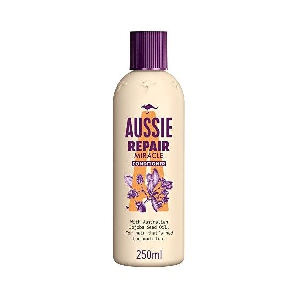 Aussie Repair Miracle Après-Shampoing pour Tous Types de Cheveux Malicieux 250 ml