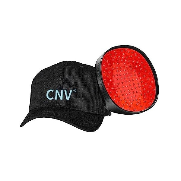 CNV Laser Hair Growth Cap - FDA Cleared 168 Diodes Low Level Thérapie Laser Repousse des Cheveux pour Hommes et Femmes, Trait