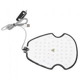 Appareil de Croissance des Cheveux, Coussinet de Croissance des Cheveux, éclairage Rouge Bleu, Synchronisation de 15 Minutes 