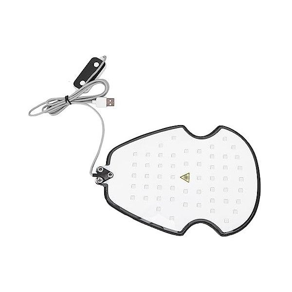 Appareil de Croissance des Cheveux, Coussinet de Croissance des Cheveux, éclairage Rouge Bleu, Synchronisation de 15 Minutes 