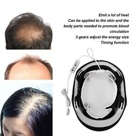 Casque de Croissance des Cheveux avec 232 Puces Lumineuses, Favorise la Croissance des Cheveux pour les Hommes et les Femmes,