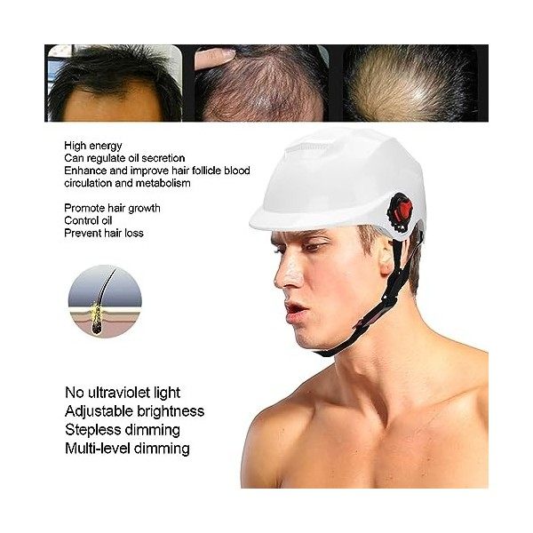 Machine de traitement de perte de cheveux, casque de croissance des cheveux 94pcs perles de lampe 630‑660 nanomètres 5-12W re