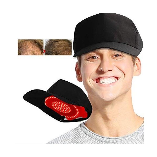 Saison Scolaire Cheveux Repousse Cap, 76Pcs Lampe Perle Anti Perte des Cheveux Effacé Éclaircie Chapeau Casque Système De Cro
