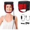 Chapeau De Thérapie À La Lumière Rouge Led, Casquette Laser Froide Pour La Croissance Des Cheveux, Dispositif De Thérapie Pou