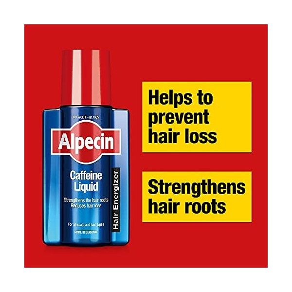 Alpecin Caffeine Liquid Hair Energizer Shampooing 200 ml