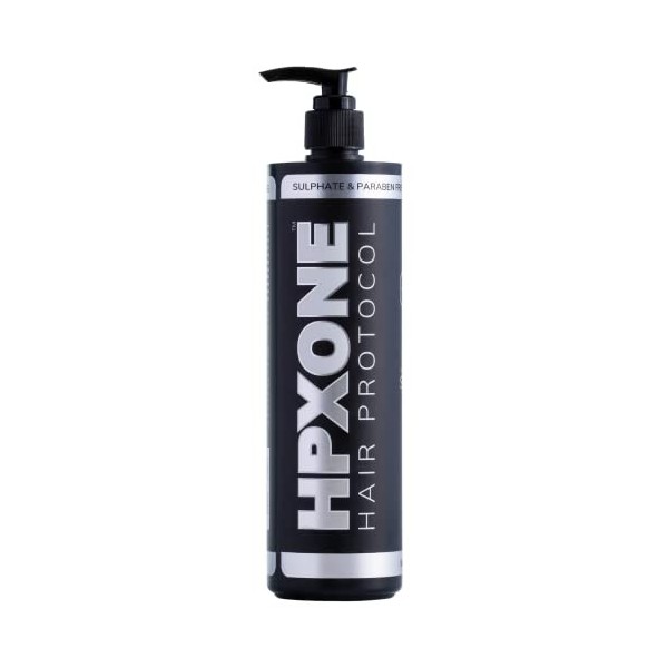 HPX ONE Hair Growth Shampoo For Men - Bloqueurs de DHT : Saw Palmetto & Lupin Protein + Biotine, Kératine, Caféine - Anti chu