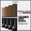 LOréal Paris - Mascara Sourcils Volumateur et longue tenue - Infaillible 24H Tinted Mascara - Teinte : Brunette