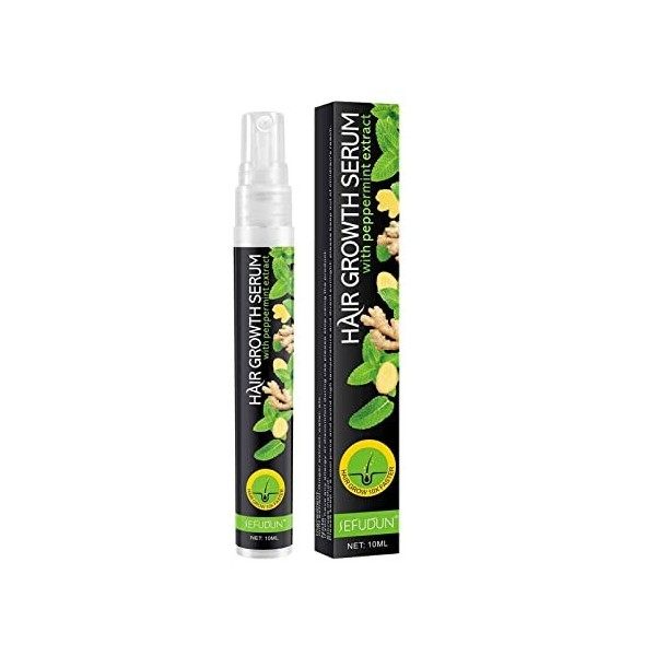 LOVOICE Herbes pour la Repousse des Cheveux, Épaississement des Cheveux hydratant réparation à Base, 10ml Anti Perte de Cheve