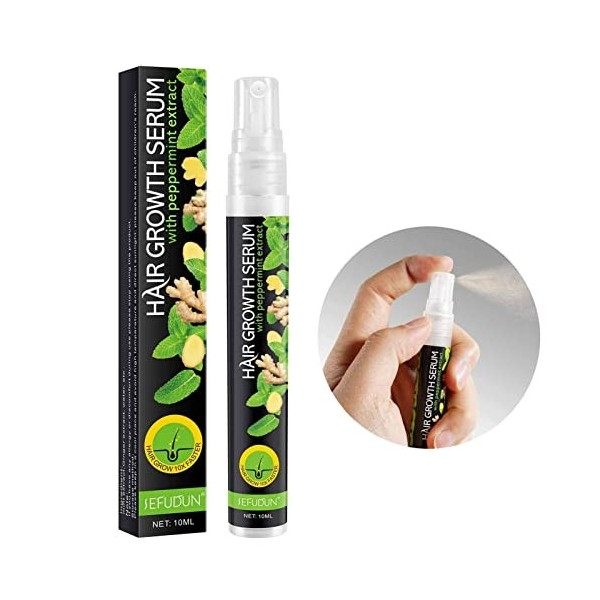 LOVOICE Herbes pour la Repousse des Cheveux, Épaississement des Cheveux hydratant réparation à Base, 10ml Anti Perte de Cheve