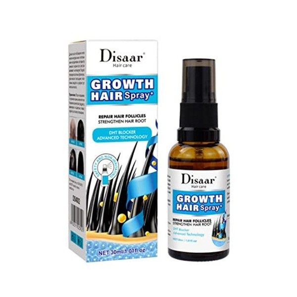 adawd Spray pour la Croissance des Cheveux 30 ML - Produits dépaississement des Cheveux pour Hommes | Maintient la Repousse 