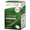 JUVAMINE - Chute de Cheveux : Pousse + Croissance - 6 Actifs Beauté donc Zinc et Biotine - Programme 1 mois - 30 Comprimés