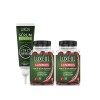 LUXÉOL - Pack Produits Cheveux - Complément Alimentaire Force & Croissance Cheveux & Ongles 60 Gummies + Sérum Pousse Cheveux