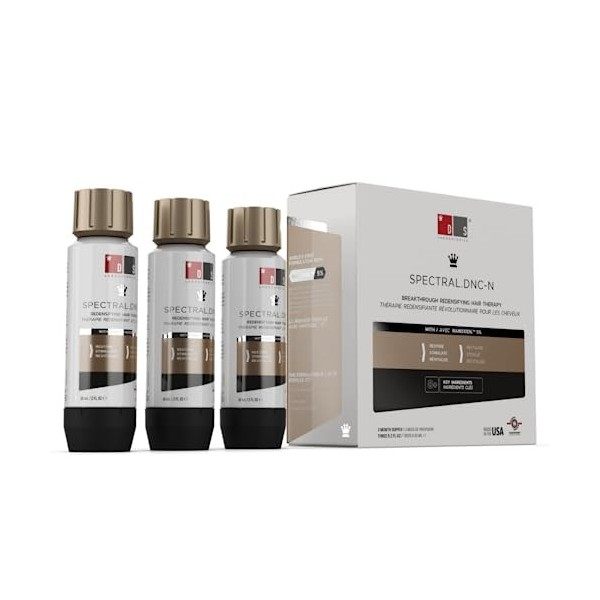 DS Laboratories Spectral DNC-N 60ml - Tratamiento Anti-Caída De Cabello con Nanoxidil - Combate La Alopecia, estimula el Crec