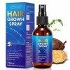 Mino 5% Spray de croissance des cheveux, huile pousse cheveux pour hommes et femmes, Traitement de perte de cheveux, sérum de