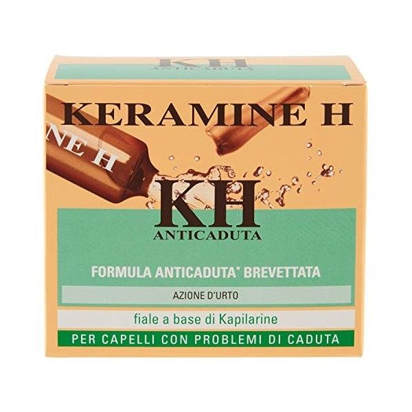 Keramine H, KH Lot de 2 ampoules anti-chute pour cheveux