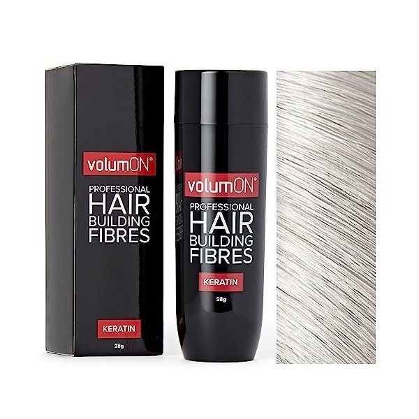 VolumON Professional Hair Building Fibres - Anti-chute - Kératine - 28 g - Jusqu’à 30 utilisations - Choisissez parmi 8 nuanc