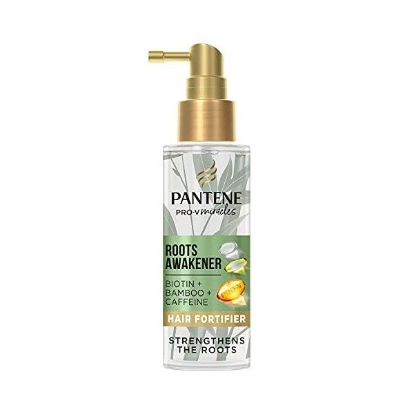 Pantene Roots Awakener Sérum de croissance des cheveux sans rinçage pour femme ou homme avec traitement du bambou, de la café