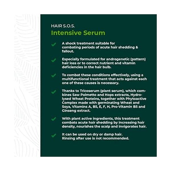 Natur Vital Traitement intensif perte de cheveux Sérum 12 ml