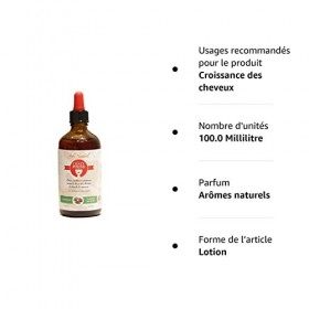 Afro naturel Lotion capillaire Croissance et repousse des cheveux 100 ml