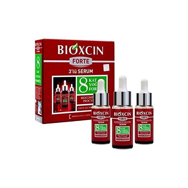 Bioxcin Forte Herbal Sérum anti-chute de cheveux 3 x 50 ml