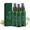 KORTIN Lot de 2 sprays de régénération pour cheveux au ginseng coréen - Sérum de repousse des cheveux au gingembre - Essence 